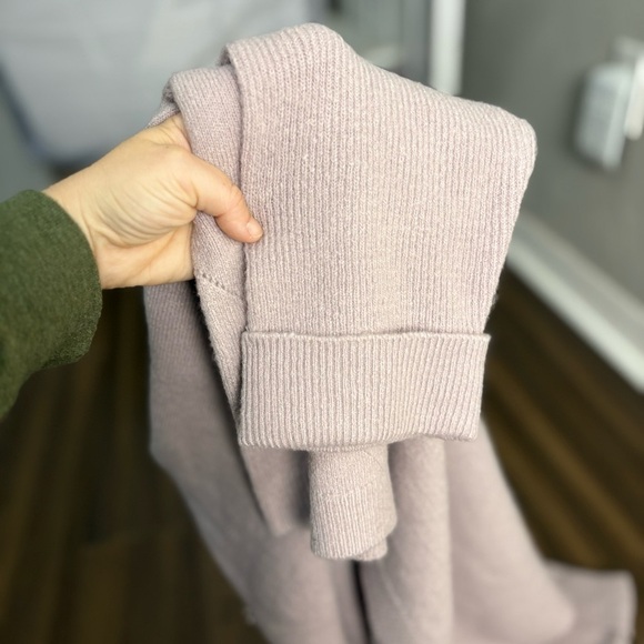 Size 1x Soft Surroundings Purple Knit Sweater Cuffed Sleeve Plus Size Beaded - Picture 8 of 10